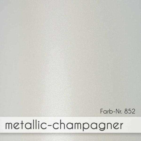 Faltkarte DIN Lang mit Briefumschlag in metallic champagner