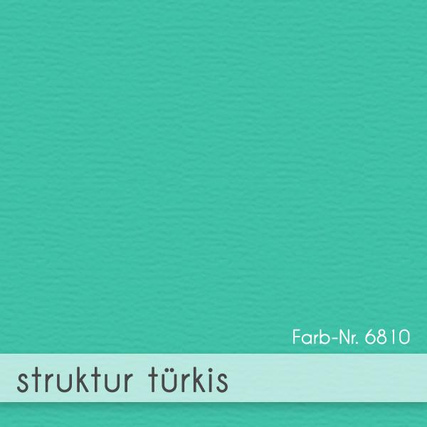 Karte - Einlegekarte 15x15 cm 210g/m² in struktur türkis