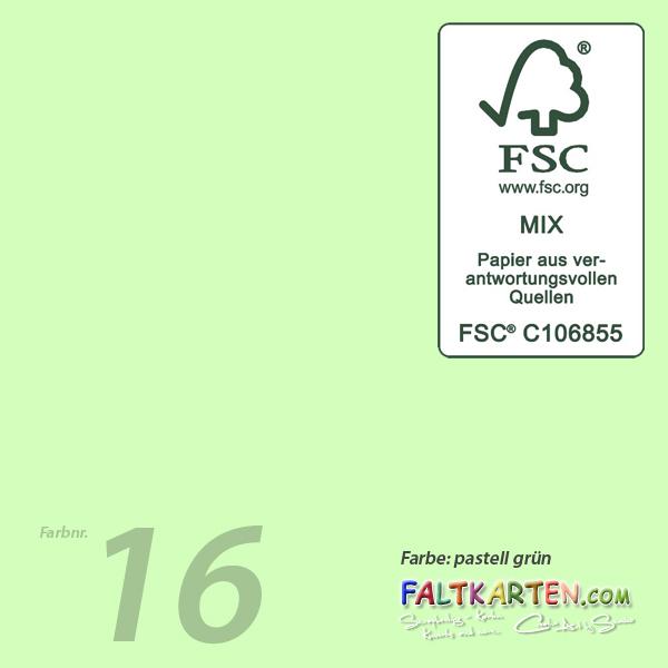 Cardstock 12"x24"  240g/m² (30,5 x 61cm) in pastell grün