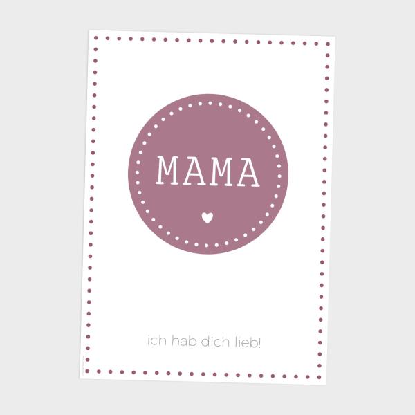 Spruchposter "Dots" | Geschenkidee | Personalisiert  | Muttertag | Wanddeko
