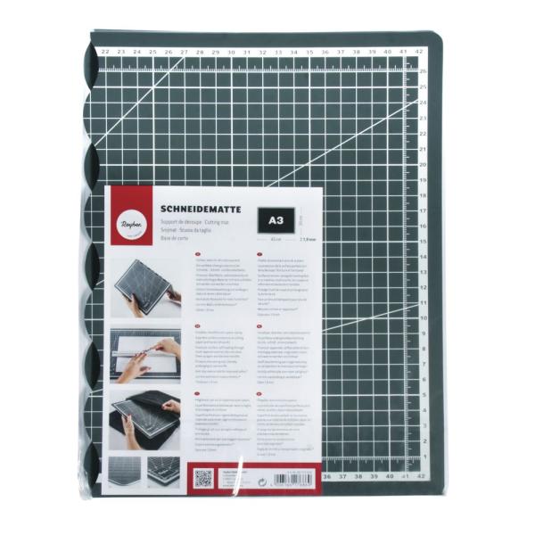 Rayher Schneidematte A3, faltbar, 450x300x1,9mm, rutschfest 