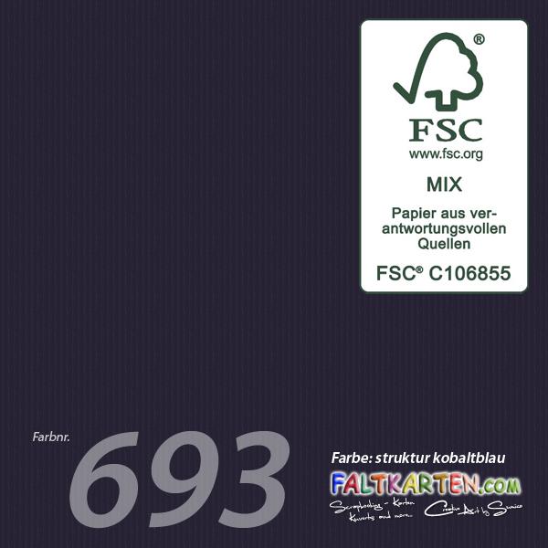 Cardstock "Struktur" 12"x12"  220g/m² (30,5 x 30,5cm) in struktur kobaltblau