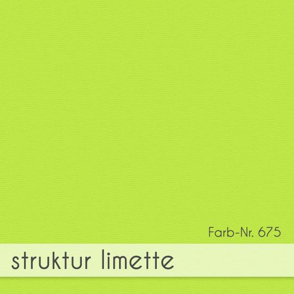 Faltkarte mit Briefumschlag DIN B6 in struktur limette