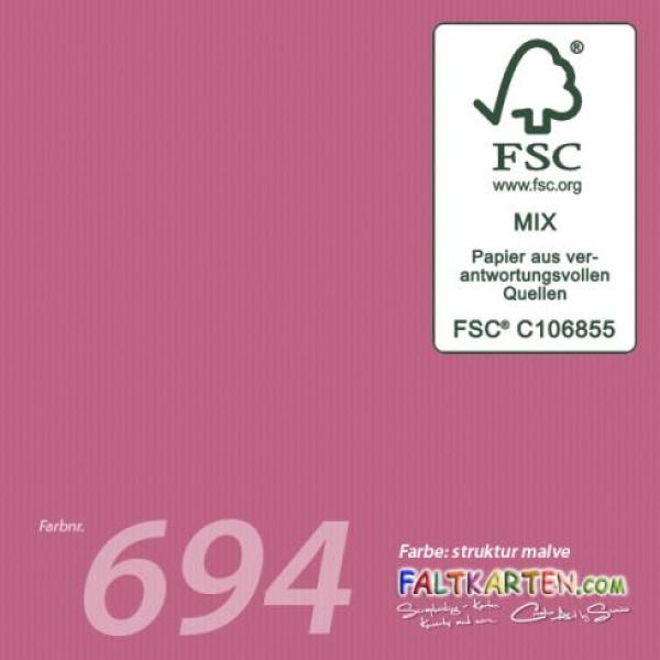 Cardstock "Struktur" 12"x12"  220g/m² (30,5 x 30,5cm) in struktur malve