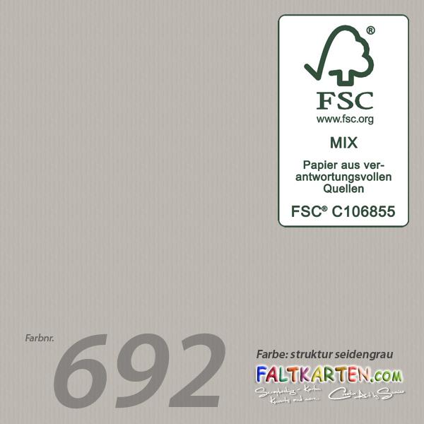 Cardstock "Struktur" - Bastelpapier 220g/m² DIN A4 in struktur seidengrau