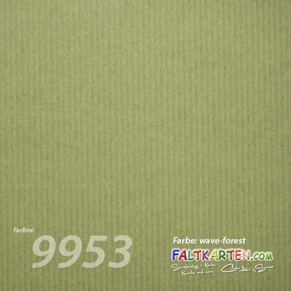 Cardstock - Bastelpapier 200g/m² DIN A4 in wave-forest