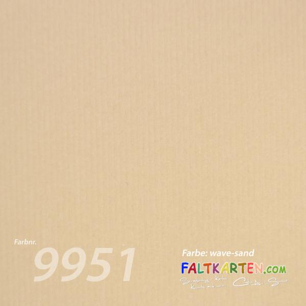 Cardstock 12"x12" 200g/m² (30,5 x 30,5cm) in wave-sand