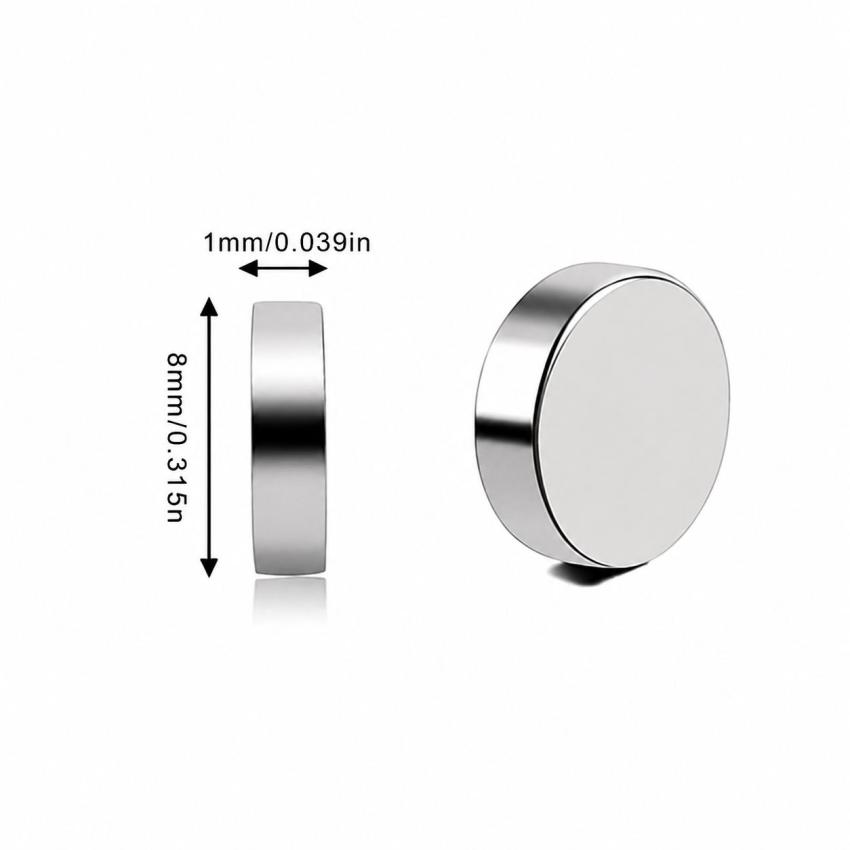 LaCreativ Mini-Magnet 8mm ø - Stärke 1mm - 20 Stück