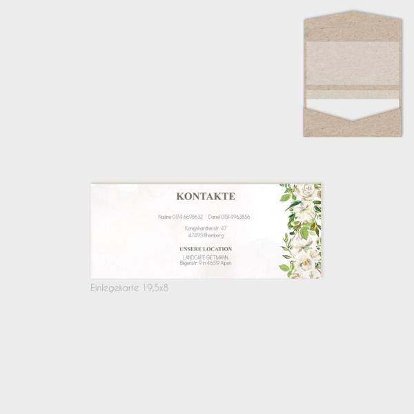 Einlegekarten-Bundle "Antique White" DIN Lang