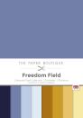 The Paper Boutique - Cardstock "Freedom Field" Colour Card Collection A4 - 24 Bogen