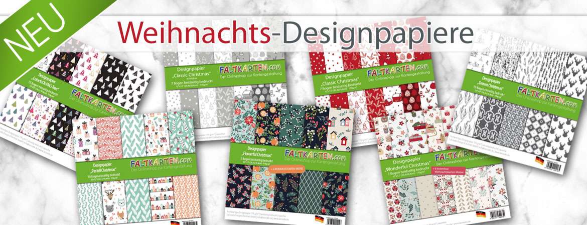 Designpapiere und Paper Packs